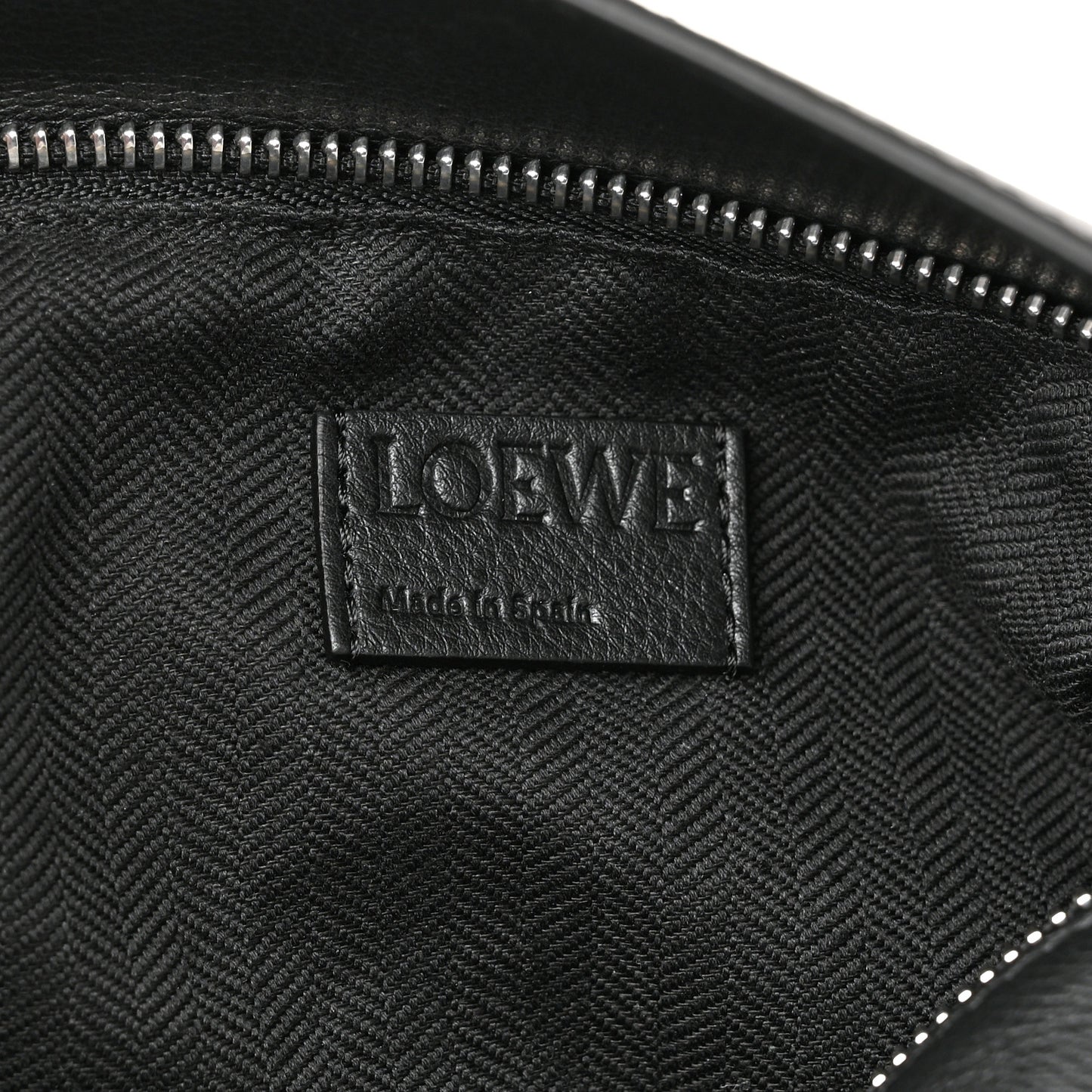 Calfskin Small Puzzle Bumbag Black