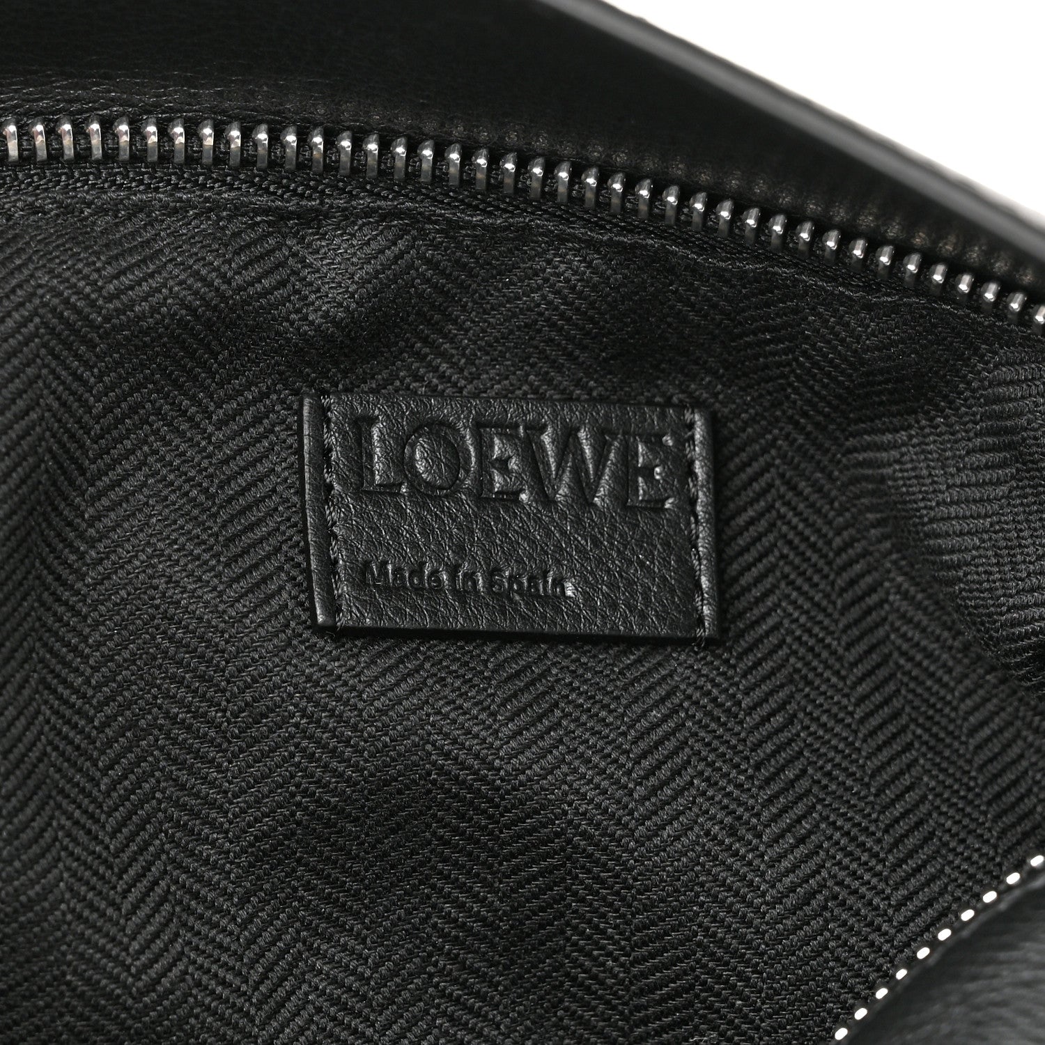Loewe Calfskin Small Puzzle Bumbag Black 6 of 9
