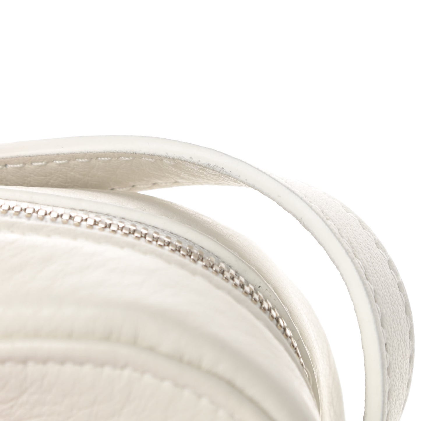 Calfskin Logo S Everyday Camera Bag White