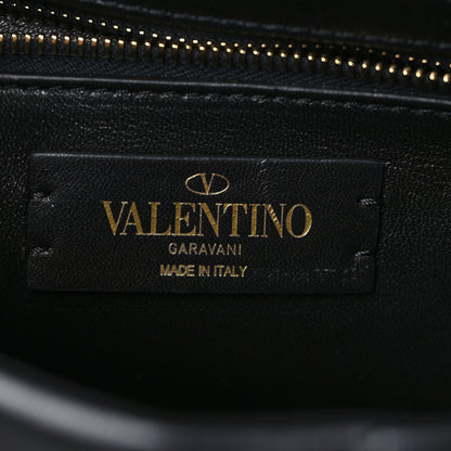 Valentino Garavani Nappa Medium Roman Stud Shoulder Bag Black 6 of 8