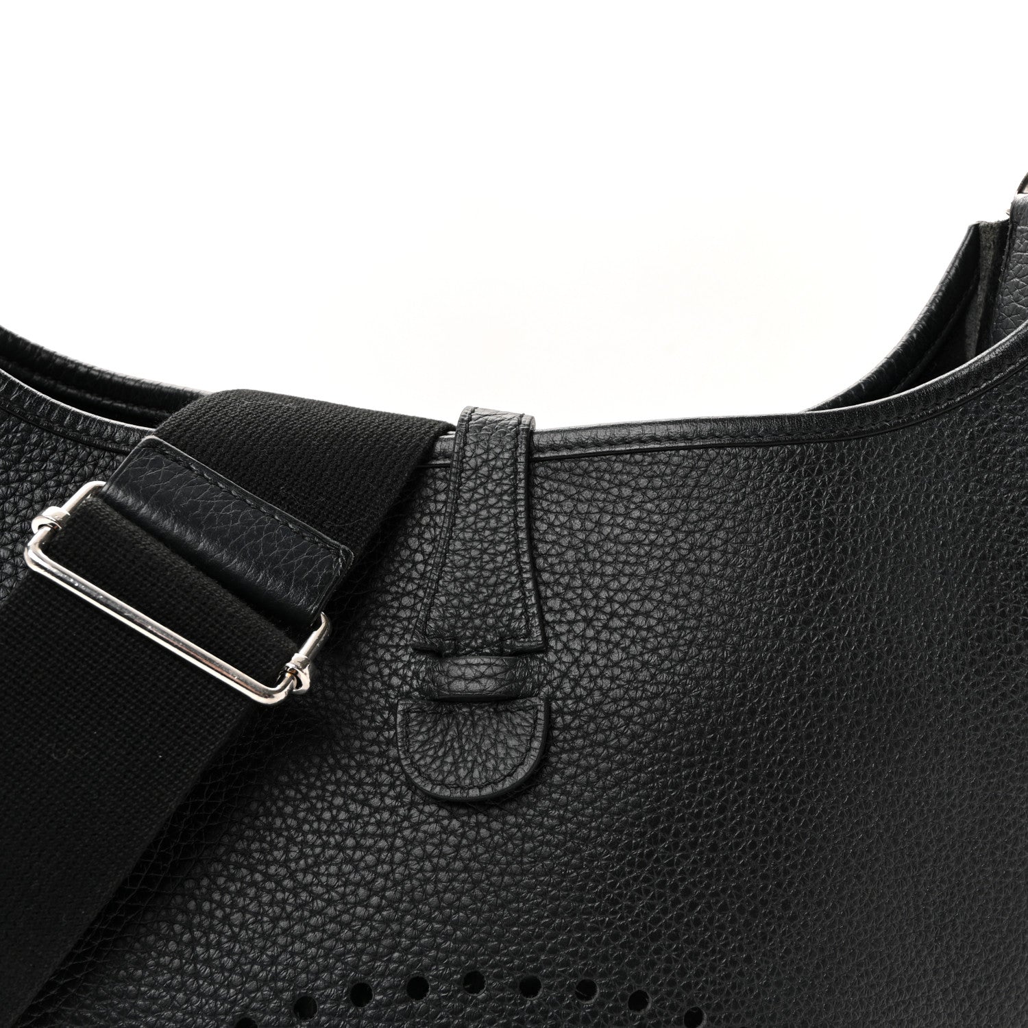 Hermes Taurillon Clemence Evelyne III PM Black 7 of 9