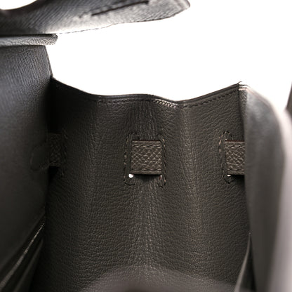 Hermes Epsom Birkin Sellier 25 Etain 16 of 35