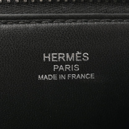Hermes Tadelakt Kelly Cadena Clutch Black 6 of 11