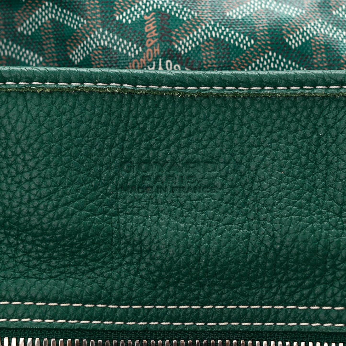 Goyardine Sac Hardy Pet Carrier PM Green