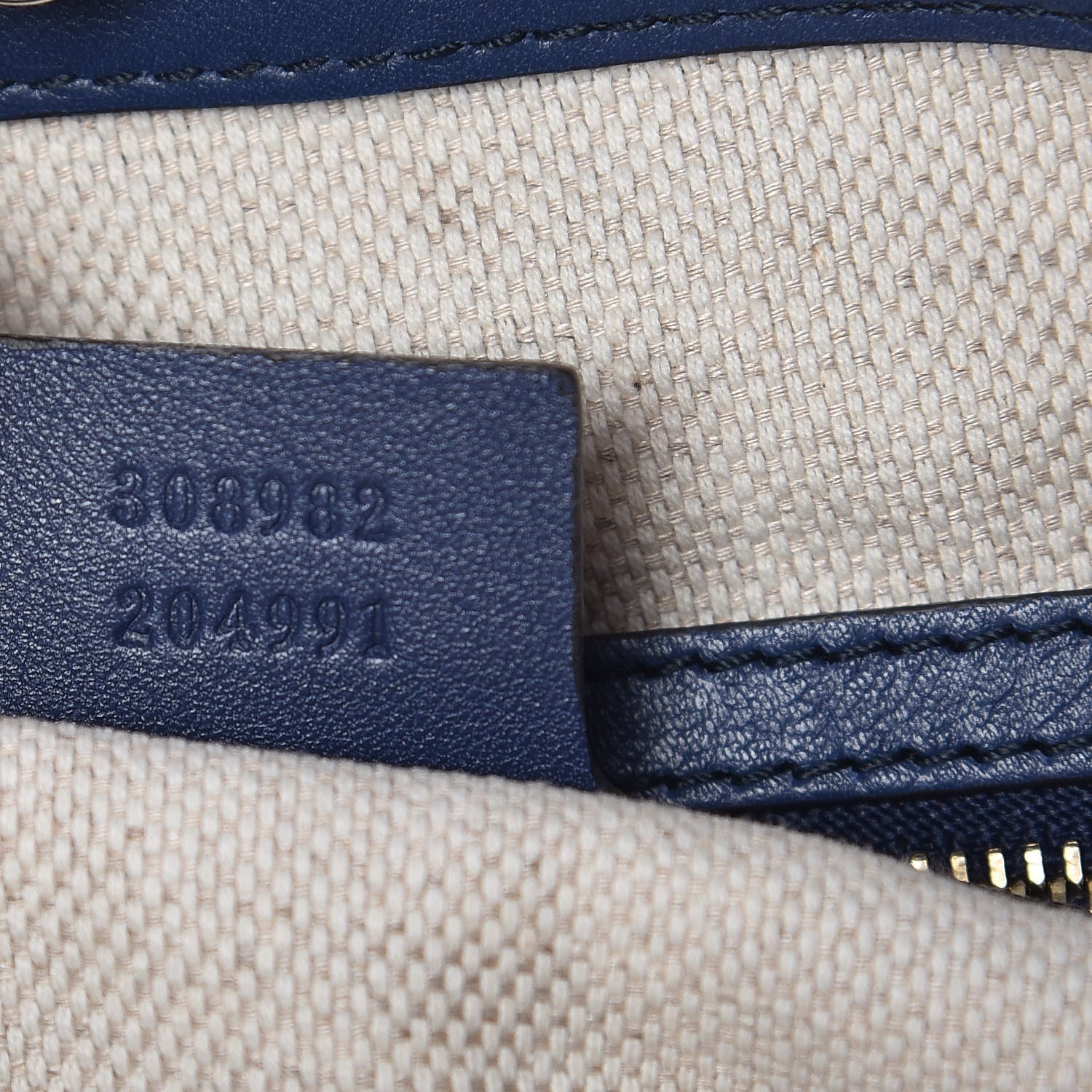 Gucci Patent Medium Soho Chain Shoulder Bag Uniform Blue 7 of 16