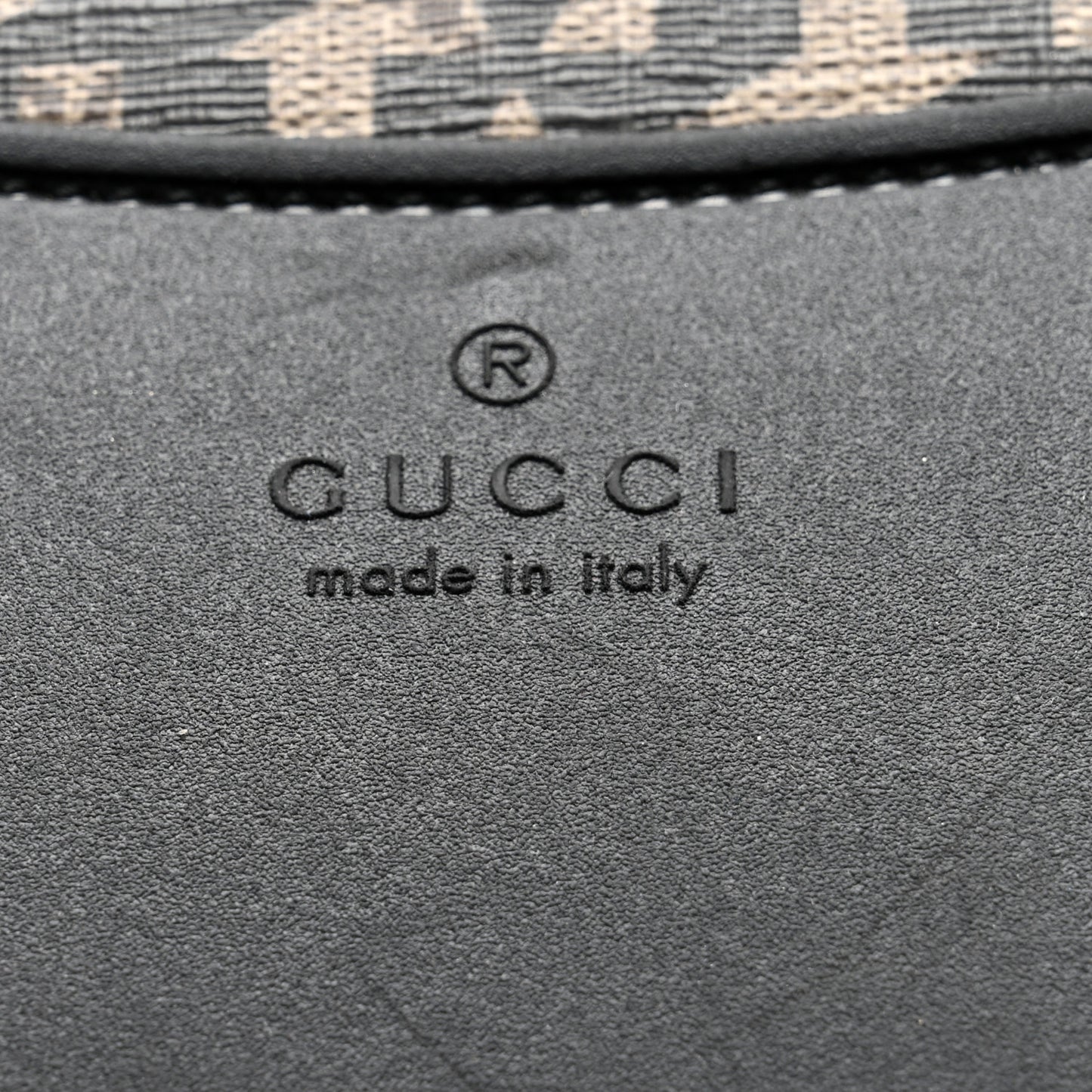 GG Supreme Monogram Caleido Carry On Trolley Black