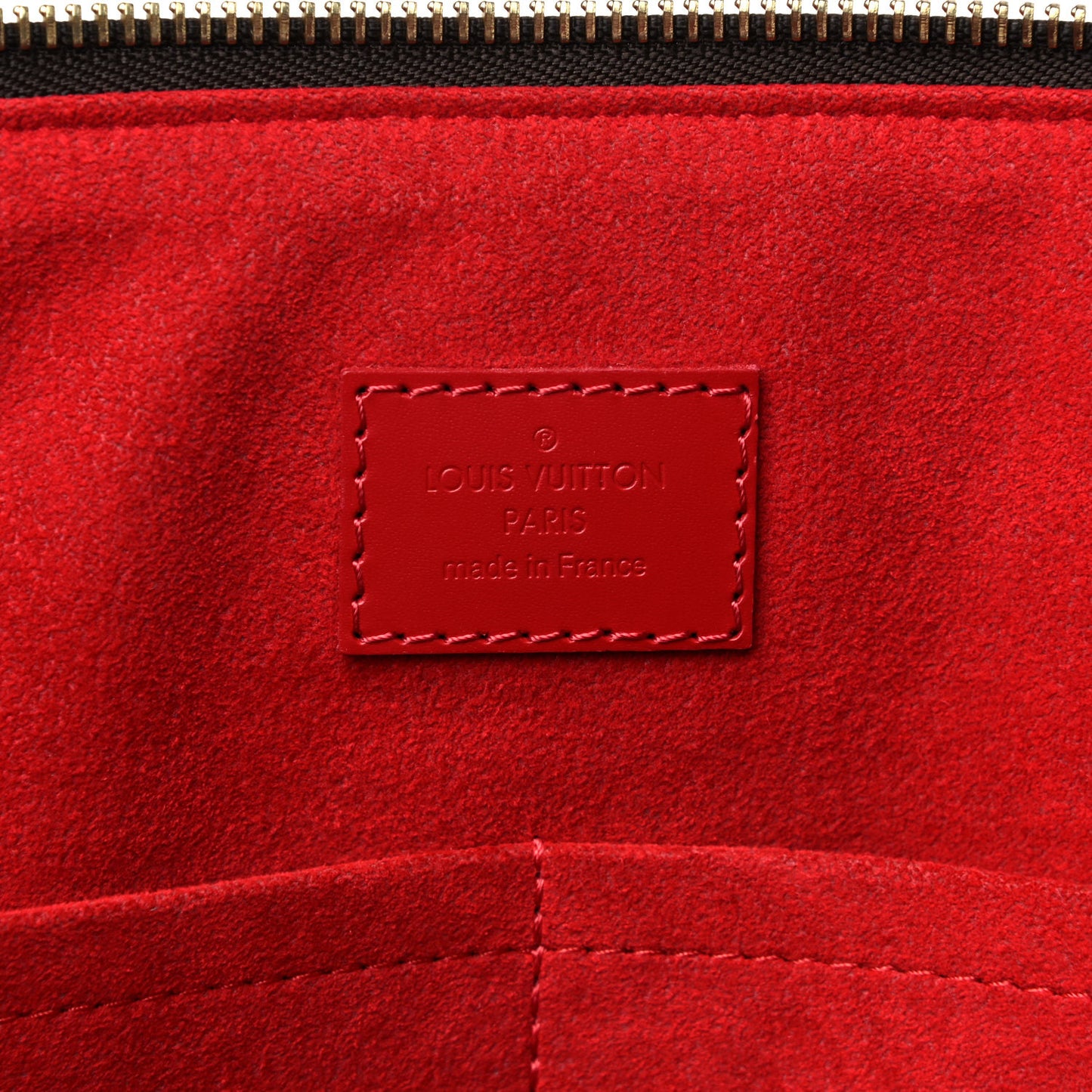 Damier Ebene Caissa Tote MM Cherry