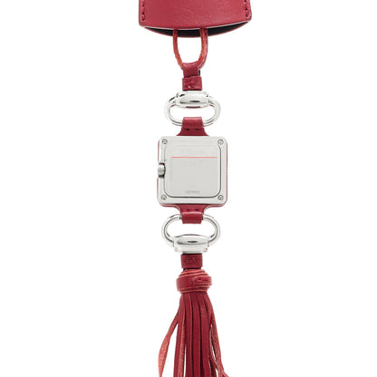 Gucci Stainless Steel Calfskin 1921 Pendant Quartz Watch Red 4 of 4