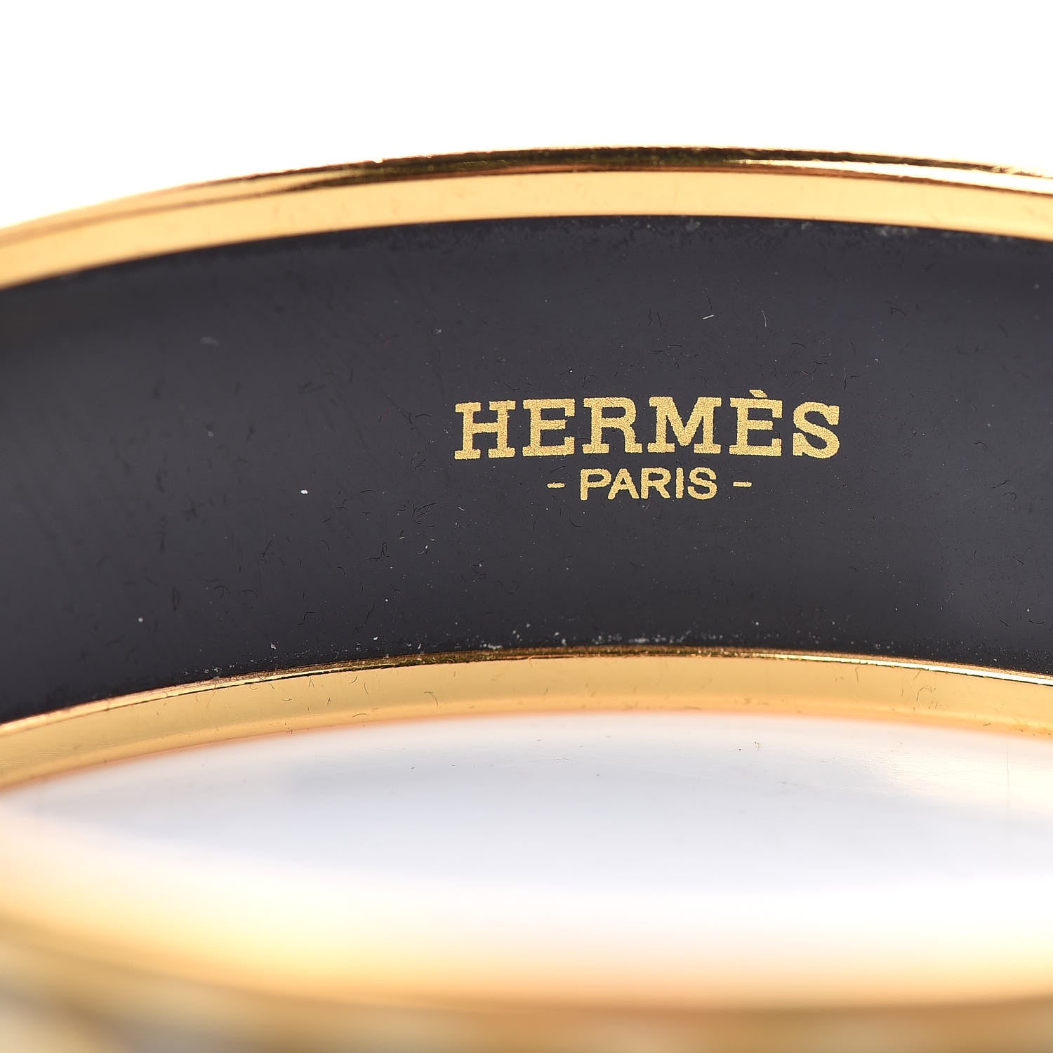 Hermes Enamel Printed Brazil Wide Bracelet 70 4 of 4