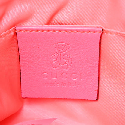 Gucci GG Supreme Monogram Kids Heart Crossbody Pink 5 of 6