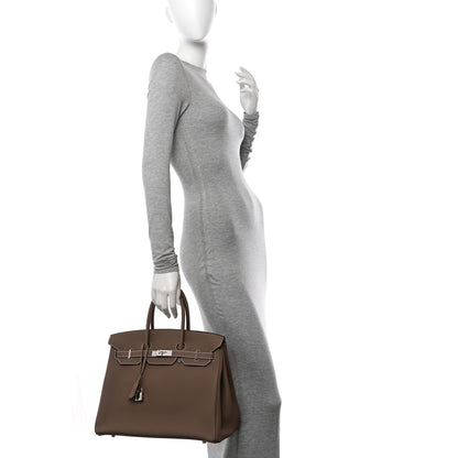 Hermes Togo Birkin 35 Etoupe 2 of 14