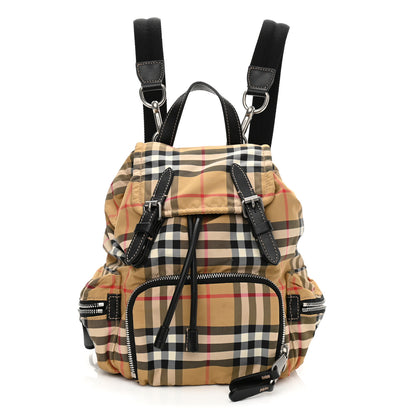 Burberry Vintage Check Small Rucksack Backpack Antique Yellow 1 of 13