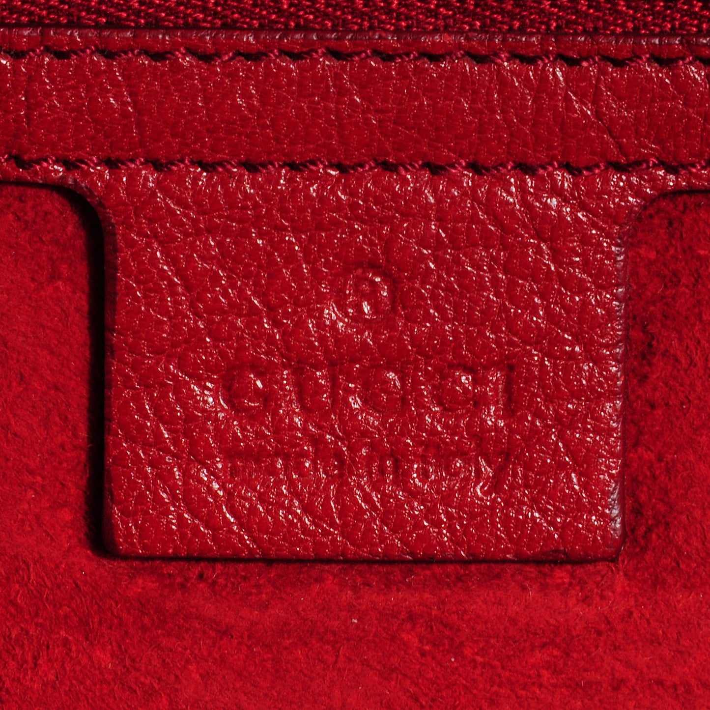 Leather Blondie Flap Red