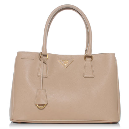 Prada Saffiano Lux Medium Tote Sabbia 1 of 10