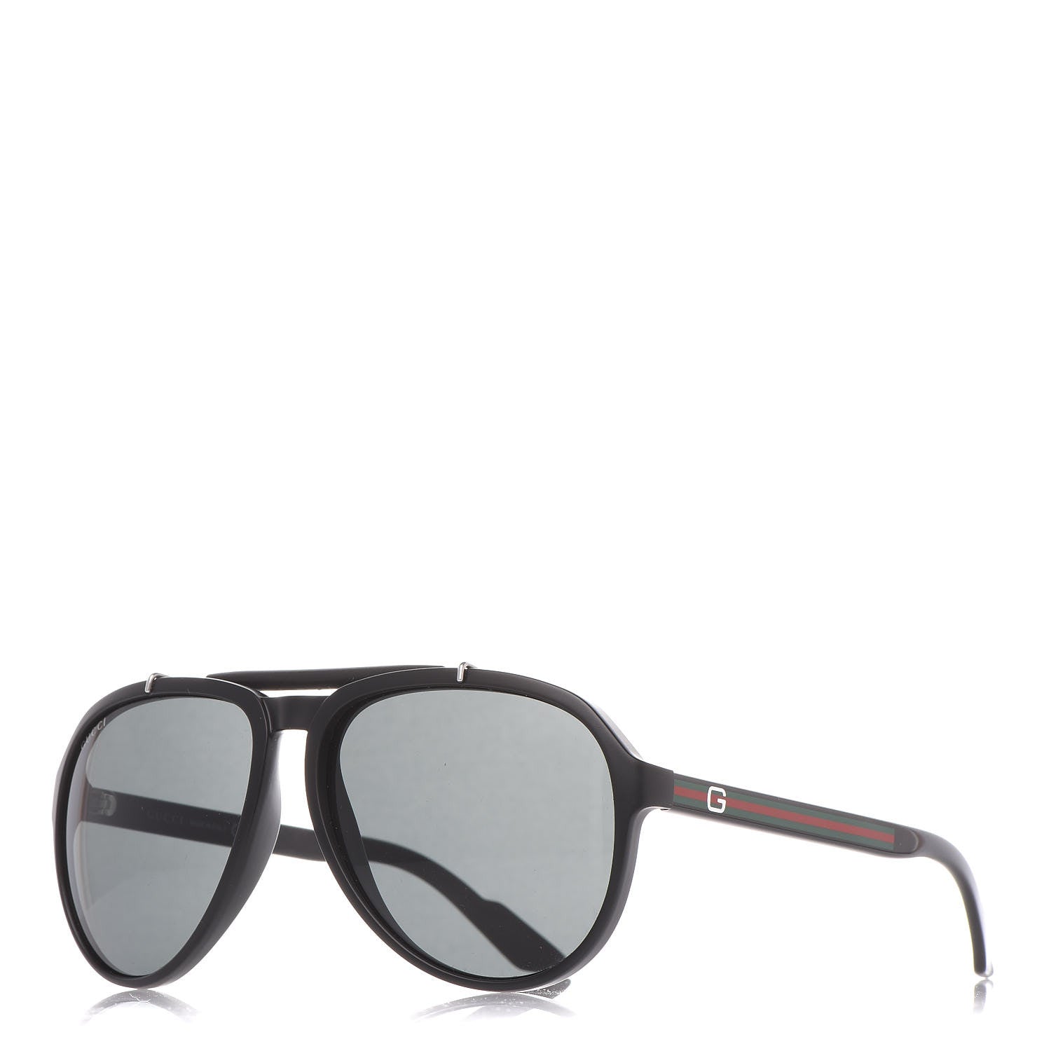 Gucci Aviator Web Sunglasses GG 1029/S Black 1 of 9