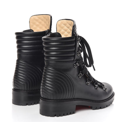Christian Louboutin Nappa Mad Flat Boots 36.5 Black 4 of 8