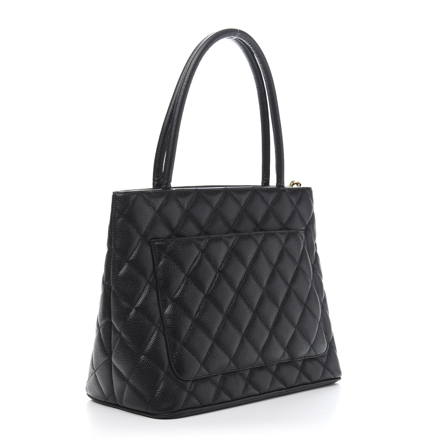 Chanel Caviar Quilted Medallion Tote Black 3 of 10
