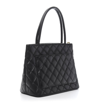 Chanel Caviar Quilted Medallion Tote Black 3 of 10