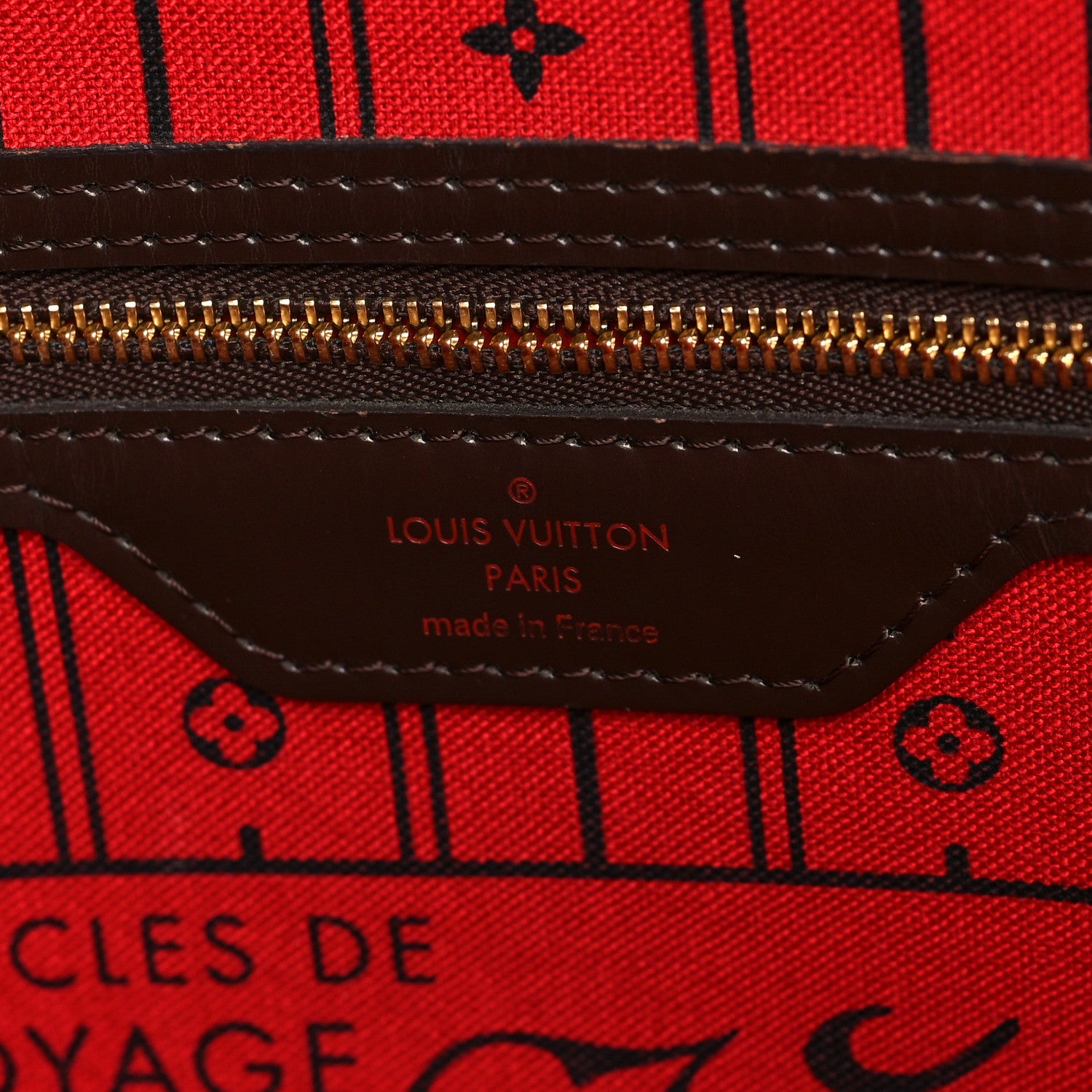 Louis Vuitton Damier Ebene Neverfull MM 6 of 11