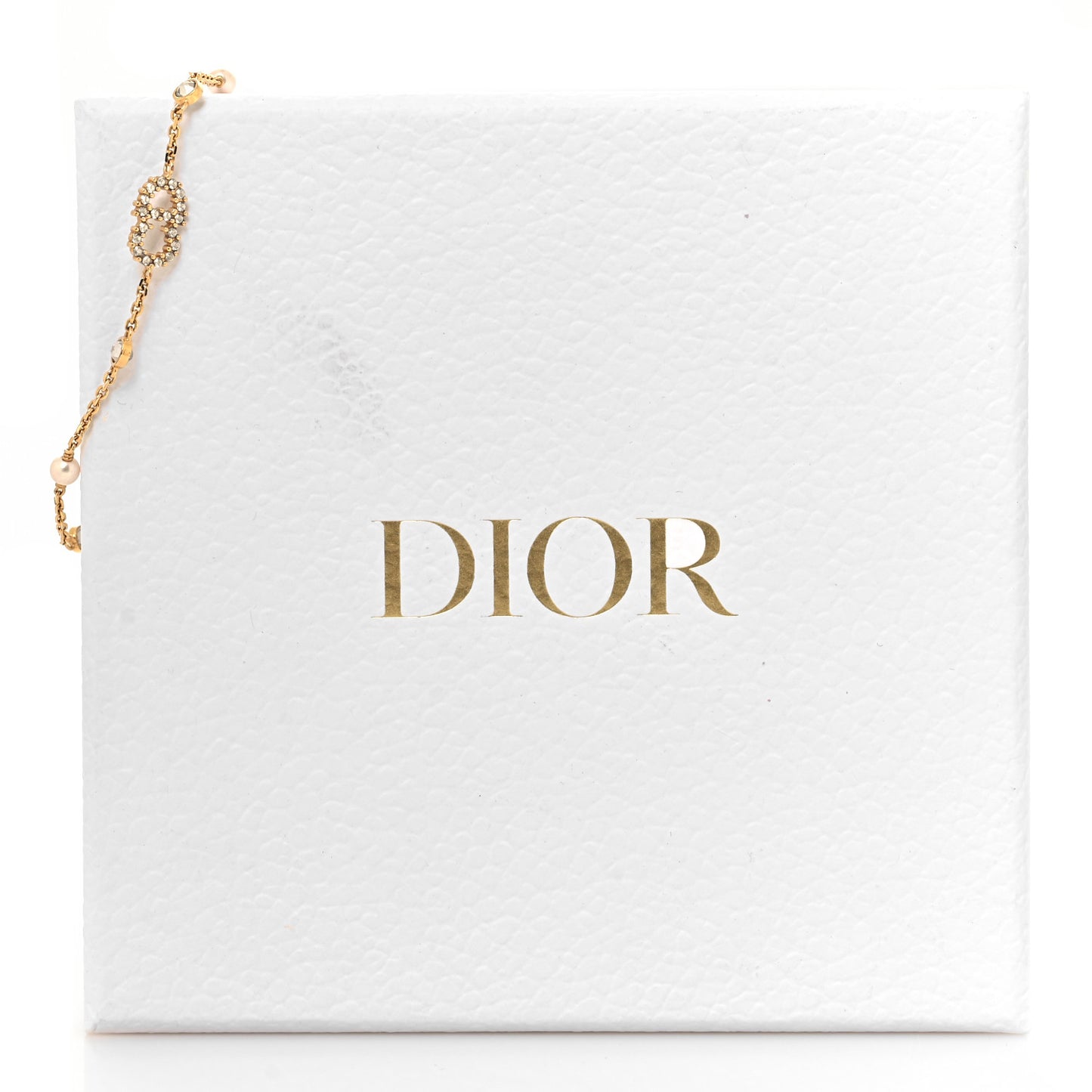 Crystal Pearl Clair D Lune Bracelet Gold