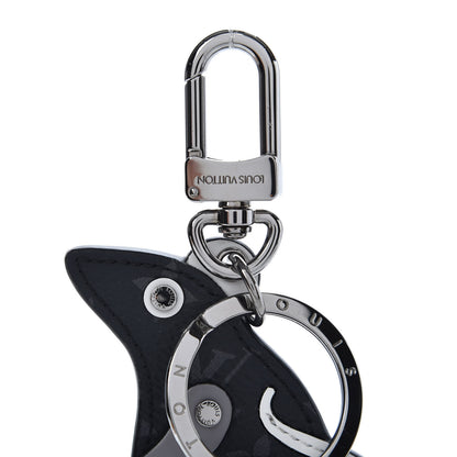 Louis Vuitton Calfskin Monogram Eclipse Rat Bag Charm Key Holder 4 of 6