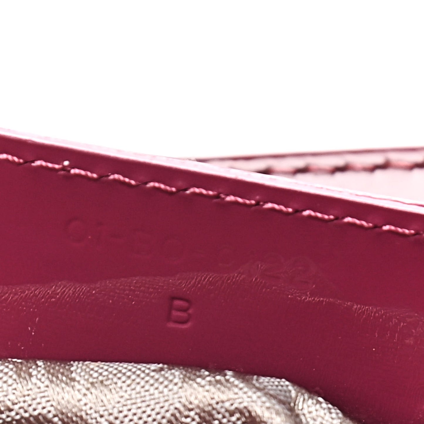 Patent Cannage Medium Lady Dior Dark Pink