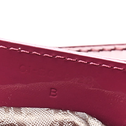 Christian Dior Patent Cannage Medium Lady Dior Dark Pink 7 of 15