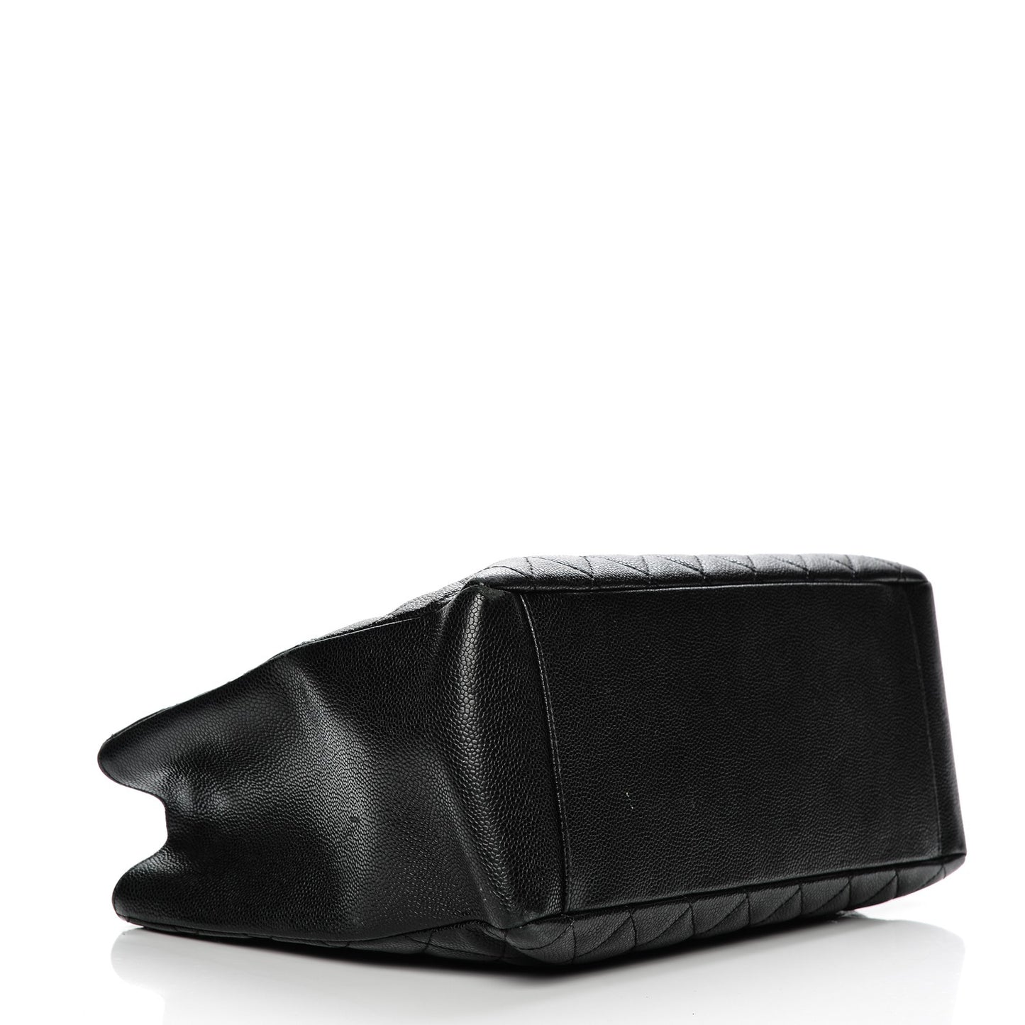 Caviar Quilted Grand Shopping Tote GST Black