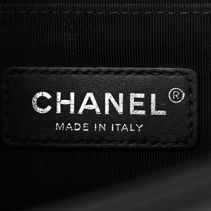 Chanel Calfskin Chevron Quilted Small Boy Flap Black 6 of 12