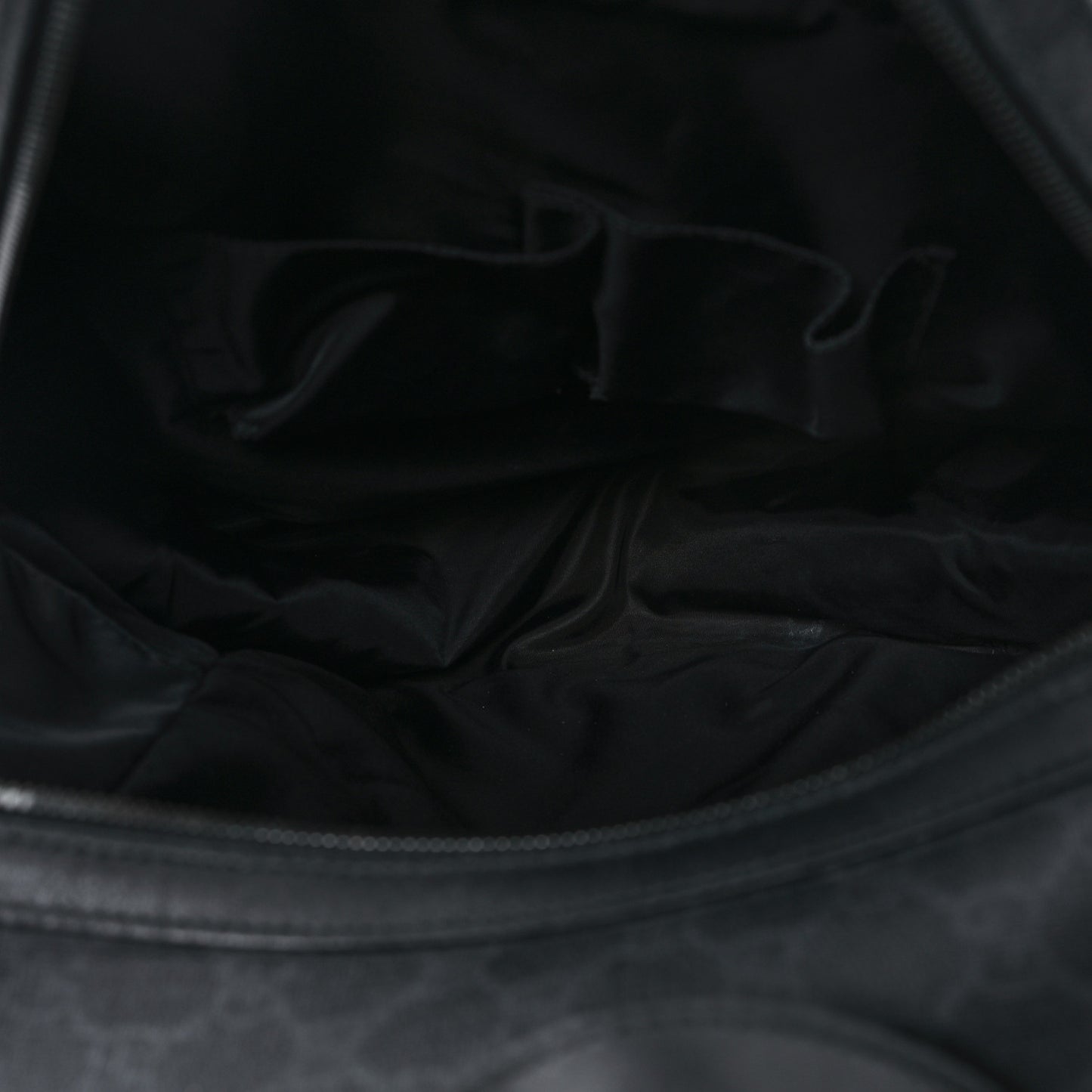 GG Supreme Monogram Medium Day Backpack Grey Black