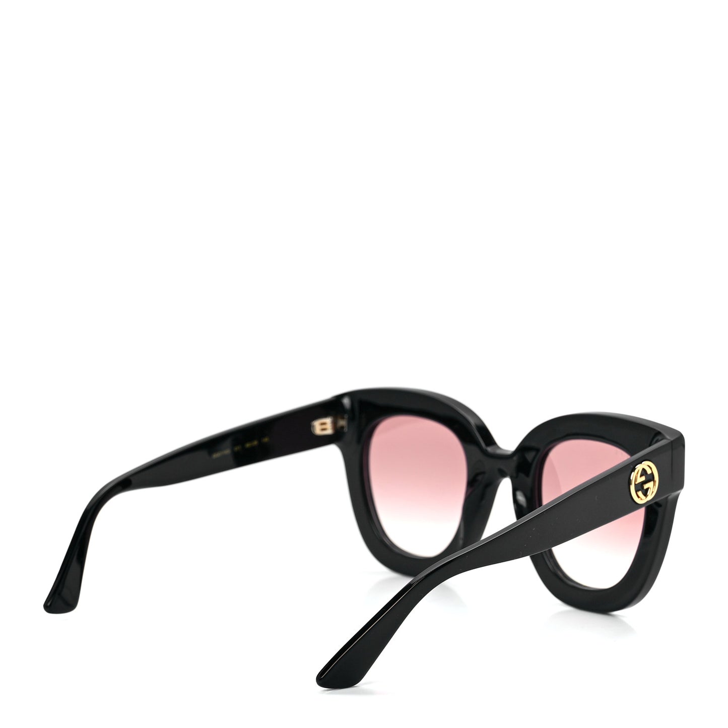 Acetate Stars Cat Eye Sunglasses GG0116S Black