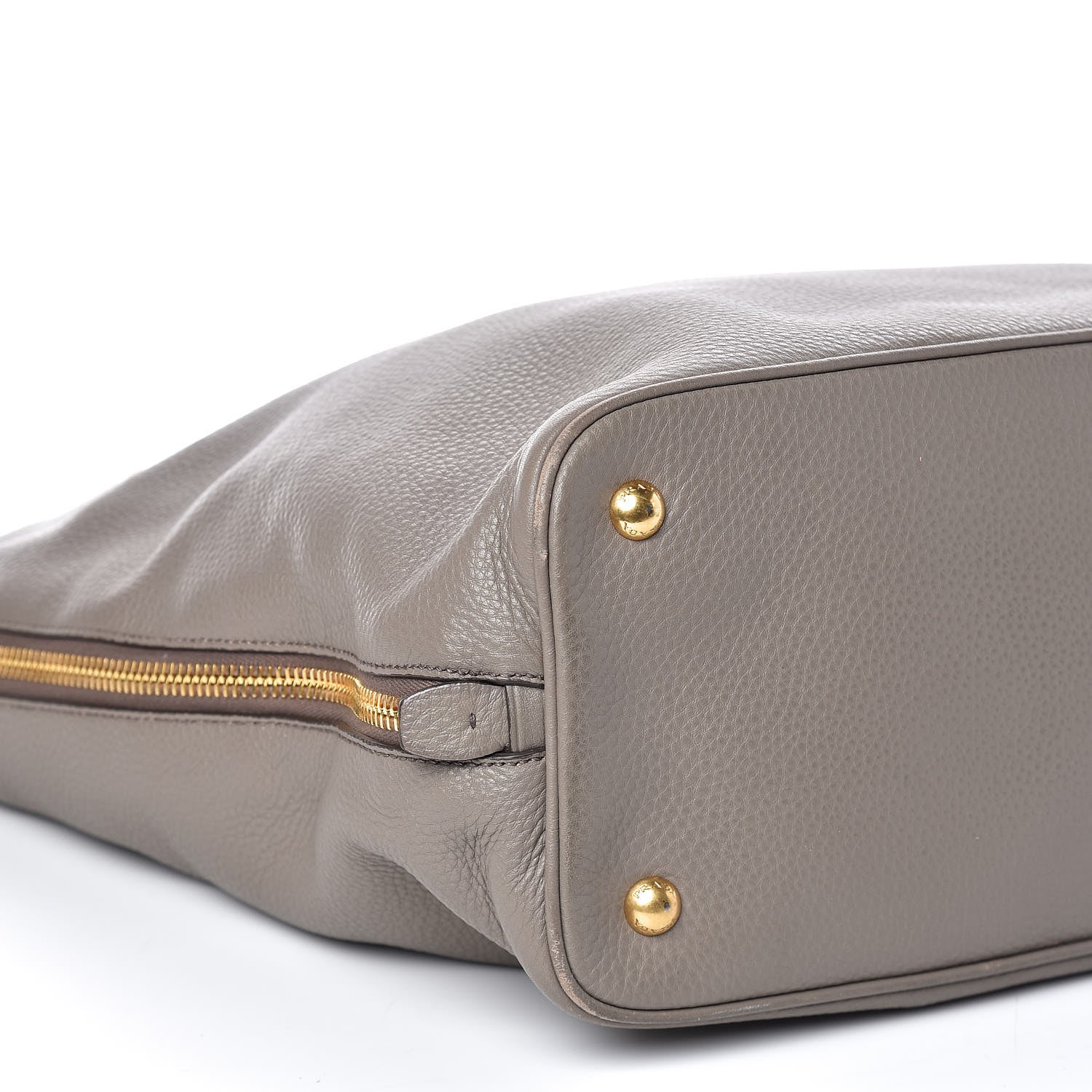 Prada Vitello Daino Side Zip Tote Argilla 6 of 14