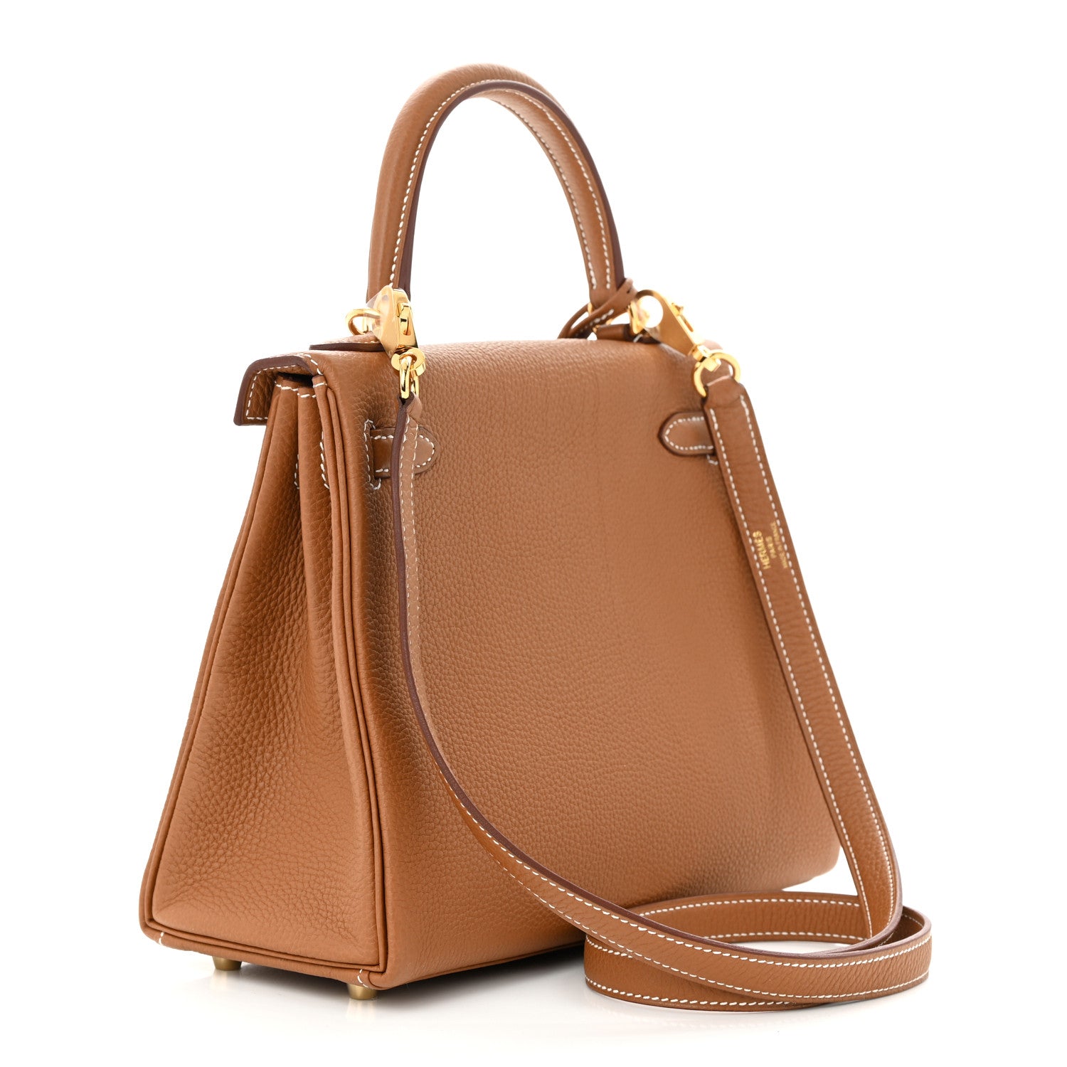 Hermes Togo Kelly Retourne 25 Gold 3 of 11