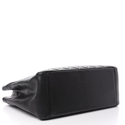 Chanel Caviar Quilted Grand Shopping Tote GST Black 3 of 9