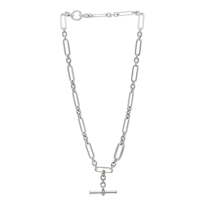 David Yurman Sterling Silver Diamond Small Lexington Chain Necklace 3 of 4