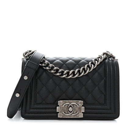 Chanel Caviar Quilted Small Boy Flap Black 1 of 21