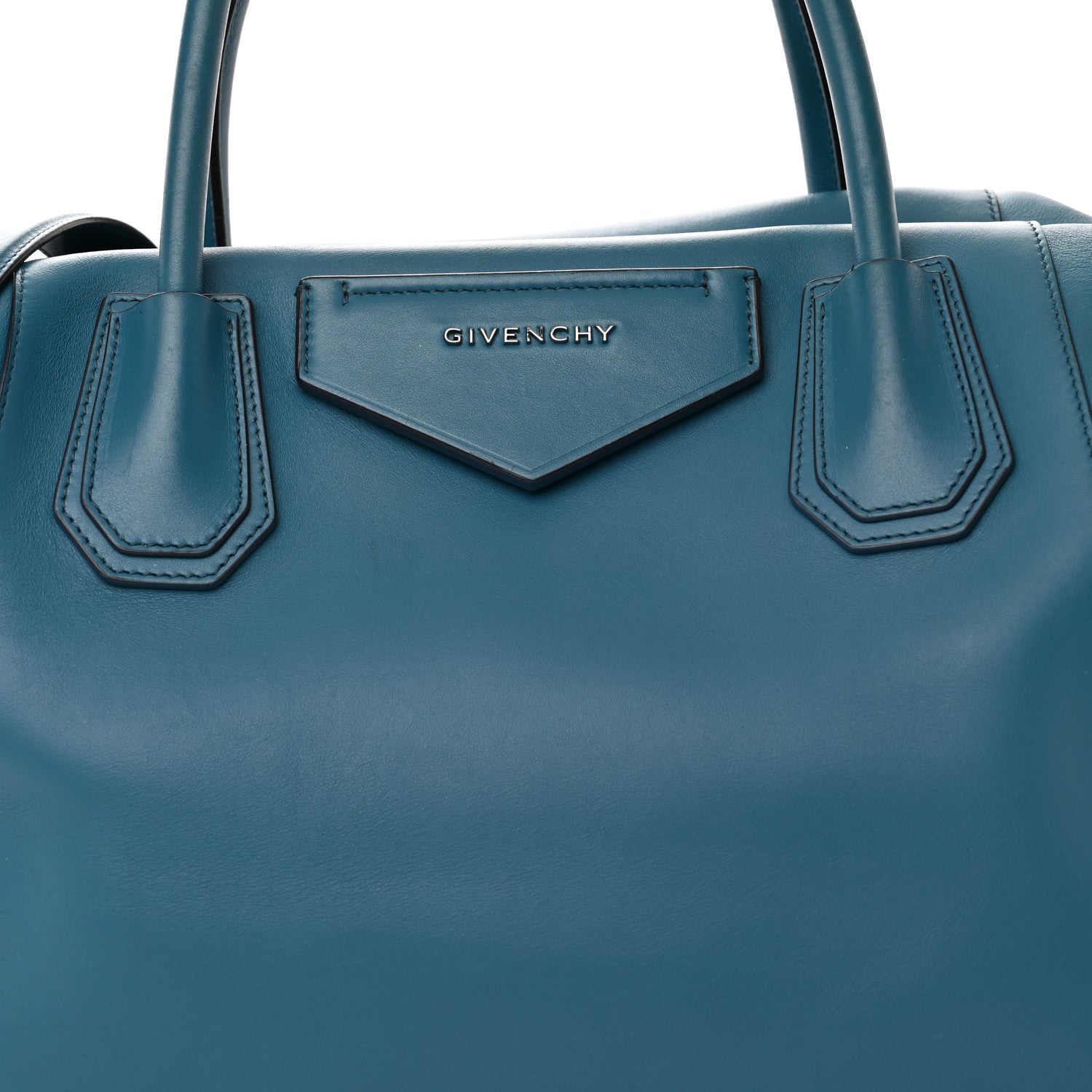 Givenchy Smooth Calfskin Medium Soft Antigona Petrol Blue 7 of 11