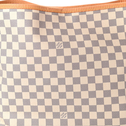 Louis Vuitton Damier Azur Delightful MM Rose Ballerine 10 of 10