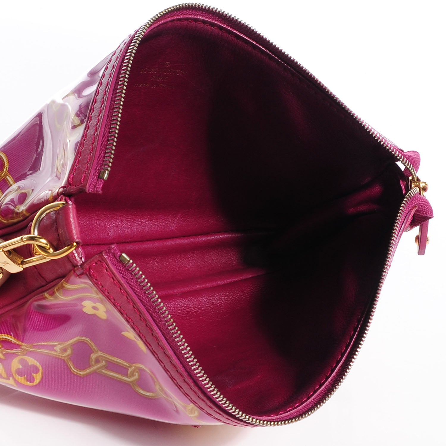 Louis Vuitton Monogram Charms Pochette Accessories Bag Fuchsia 6 of 8