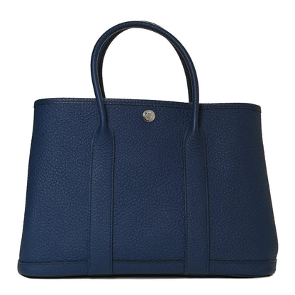 Hermes Vache Country Garden Party 30 TPM Bleu Saphir 1 of 9