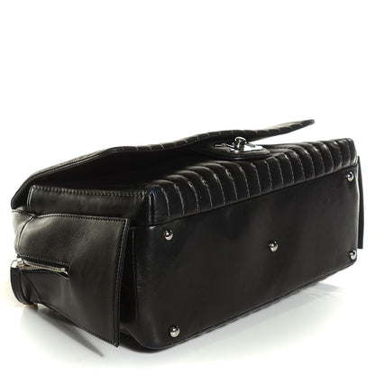 Chanel Lambskin Vertical Quilted Mademoiselle Flap Black 4 of 7