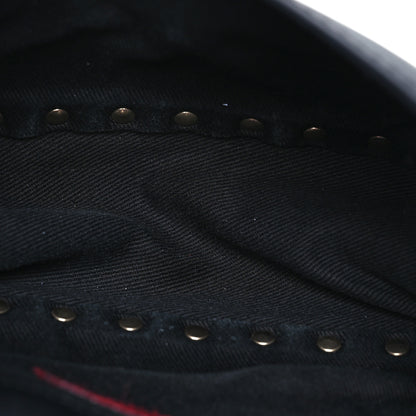 Valentino Garavani Calfskin Rockstud Belt Bag Black 5 of 13