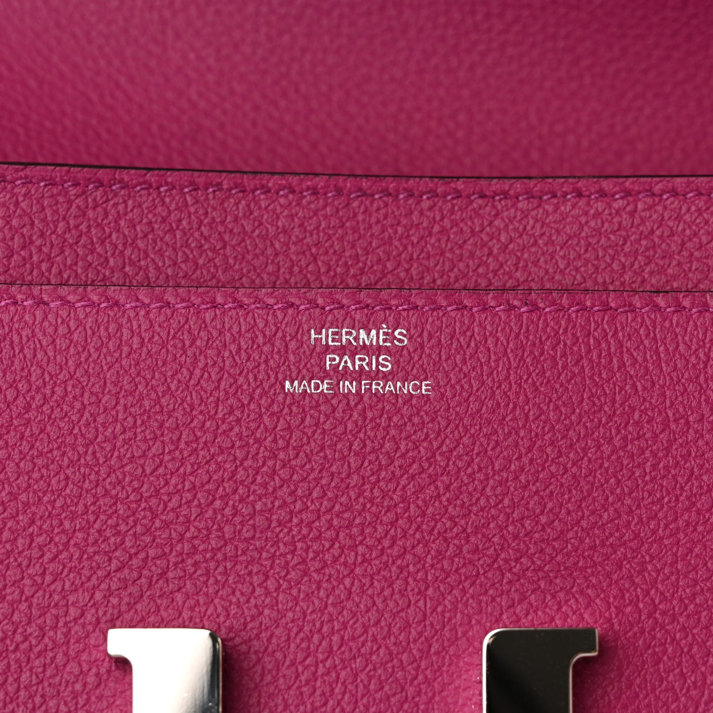Evercolor Constance Long Wallet Rose Pourpre