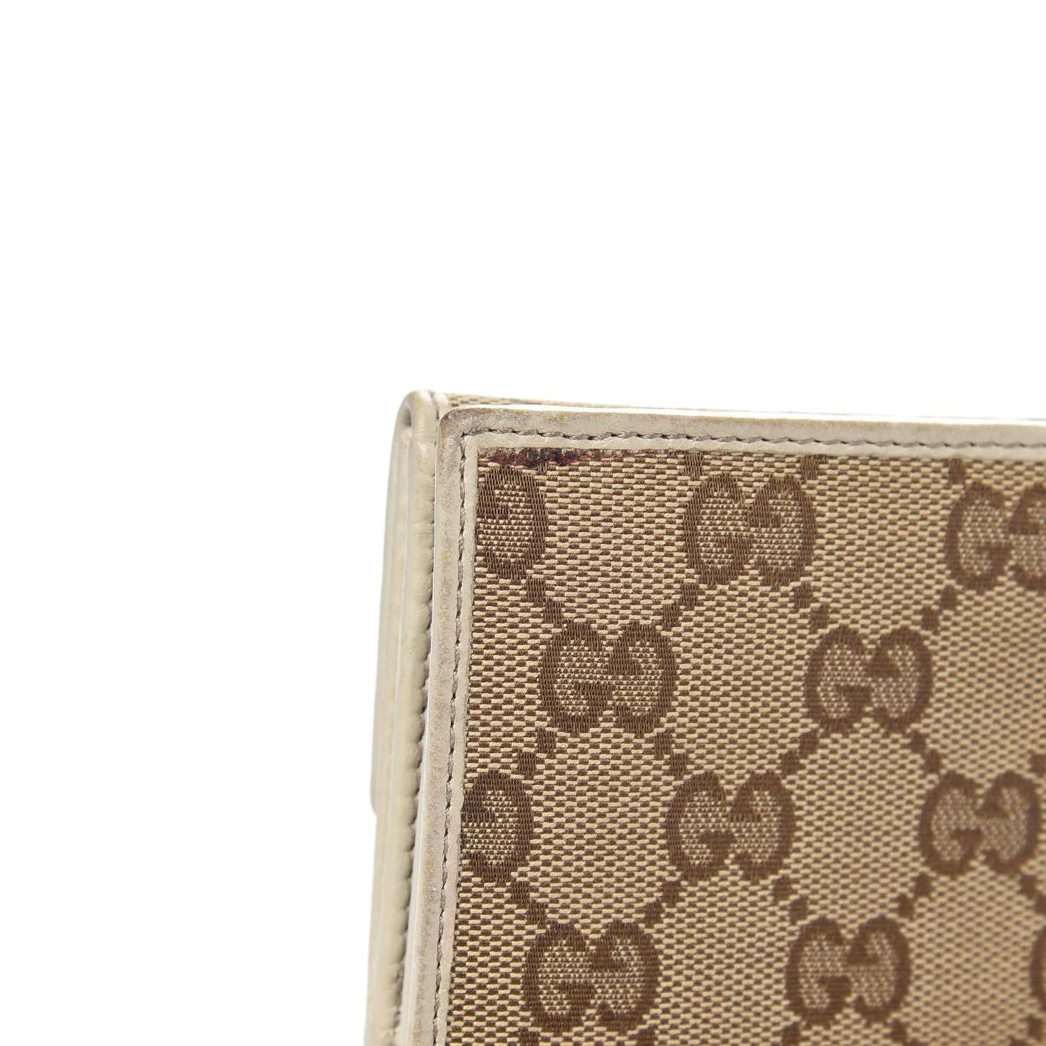 Gucci Monogram Icon Bar Continental Flap Wallet Off White 10 of 14