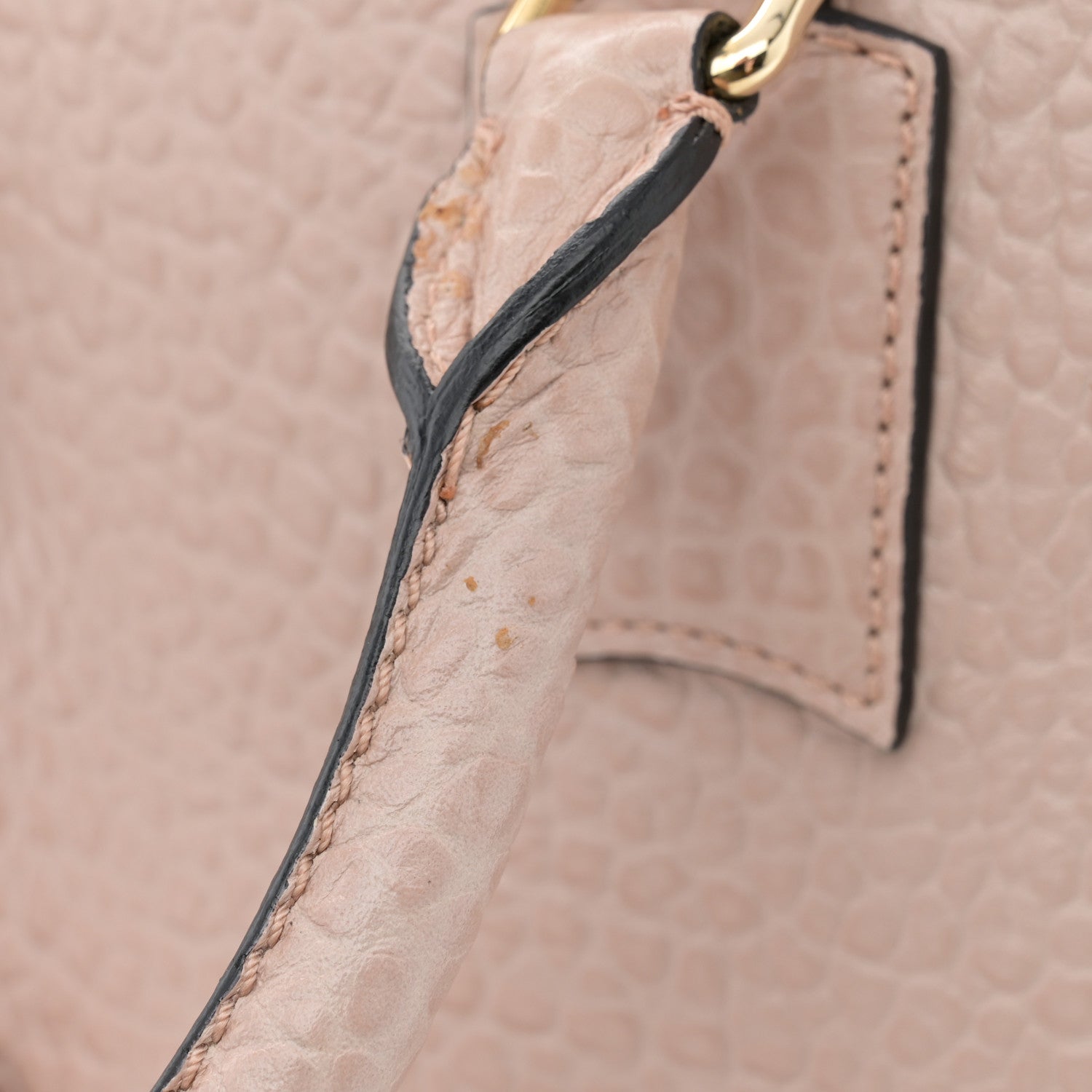 Burberry Heritage Grain Small Orchard Bowling Bag Nude 16 of 19
