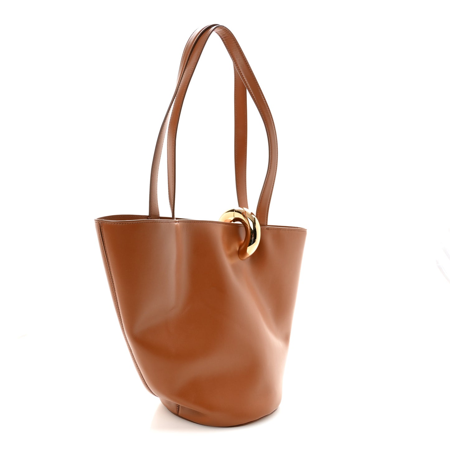 Smooth Calfskin Medium Le Bambola Moyen Light Brown