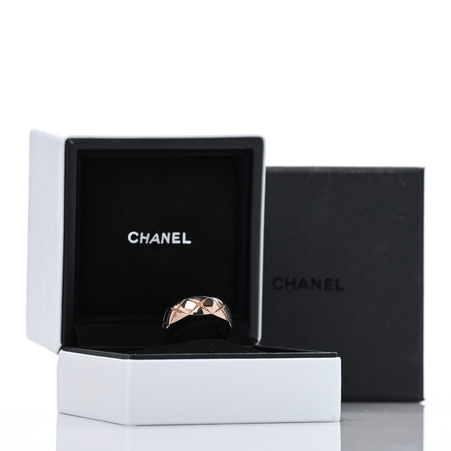 18K Beige Gold Small Coco Crush Ring 50 5.25