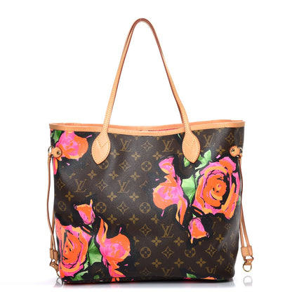 Louis Vuitton Monogram Roses Neverfull MM 1 of 10