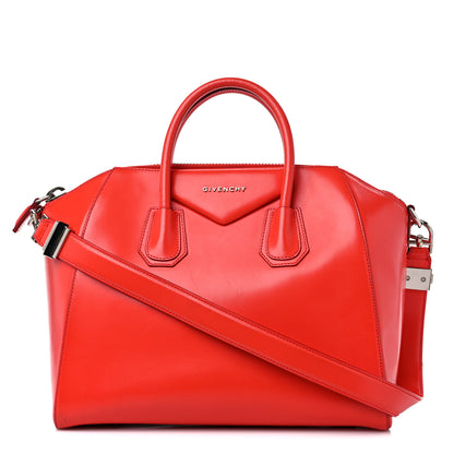 Givenchy Shiny Lord Calfskin Medium Antigona Orange 1 of 18