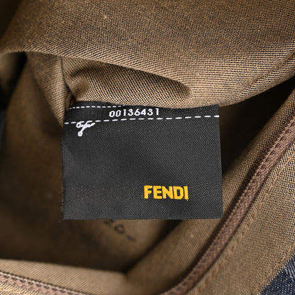 Fendi Denim Zucca Mia Shoulder Flap Blue 6 of 9